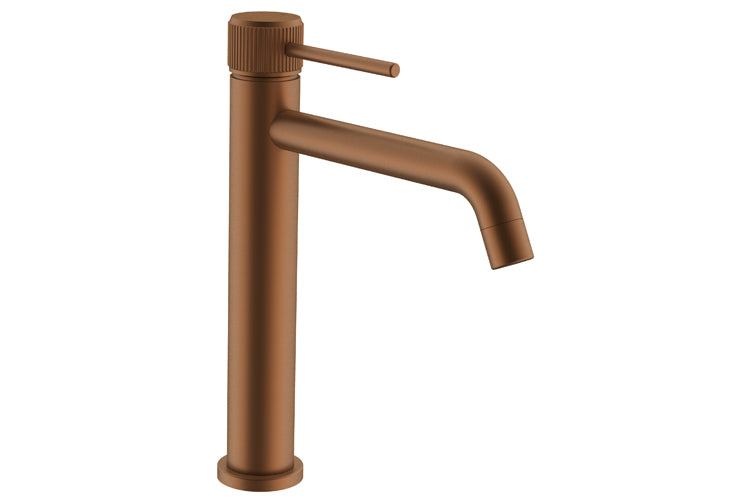Soul Groove Extended Basin Mixer - Brushed Copper