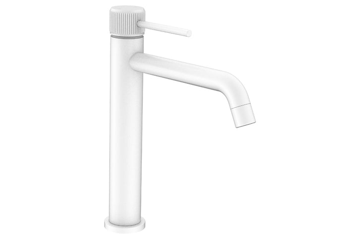 Soul Groove Extended Basin Mixer - Matte White