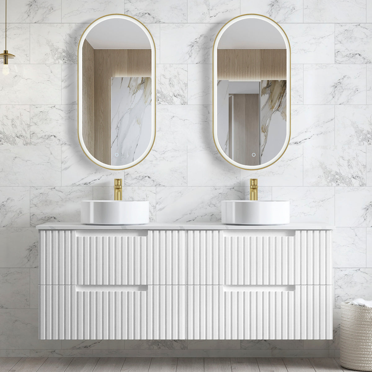 Noosa 900x450 White Shaving Cabinet - manufacturer image 1539_1.jpg