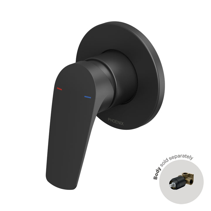 Ivy MKII Shower / Wall Mixer (Trim Kit Only) - Matte Black