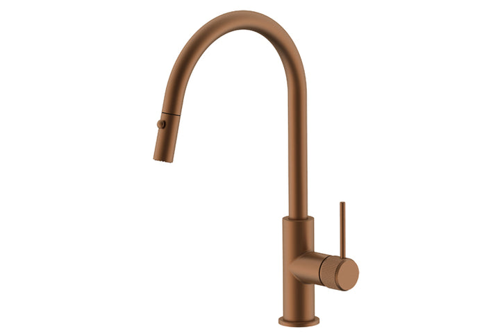 Soul Groove Pull Out Sink Mixer - Brushed Copper
