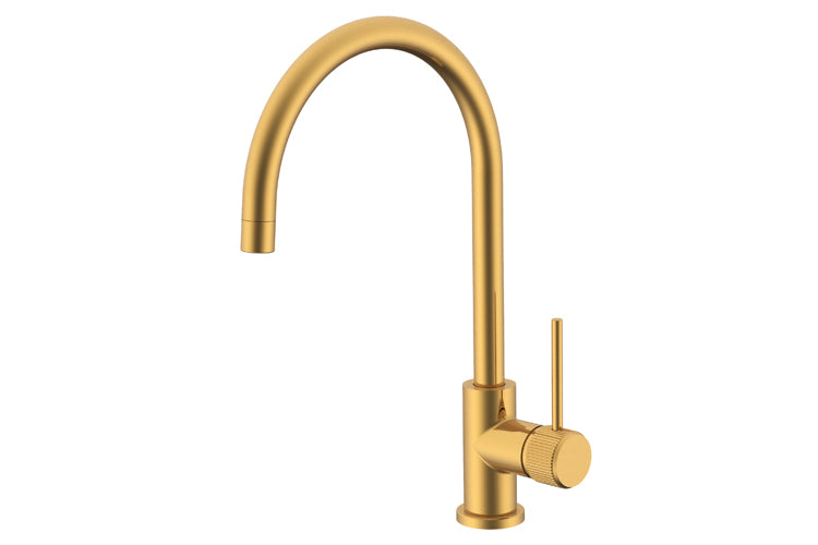 Soul Groove Sink Mixer - Brushed Brass