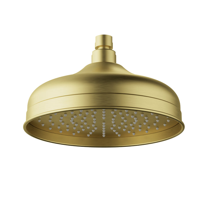 Clasico Shower Head Round 220mm - Brushed Gold