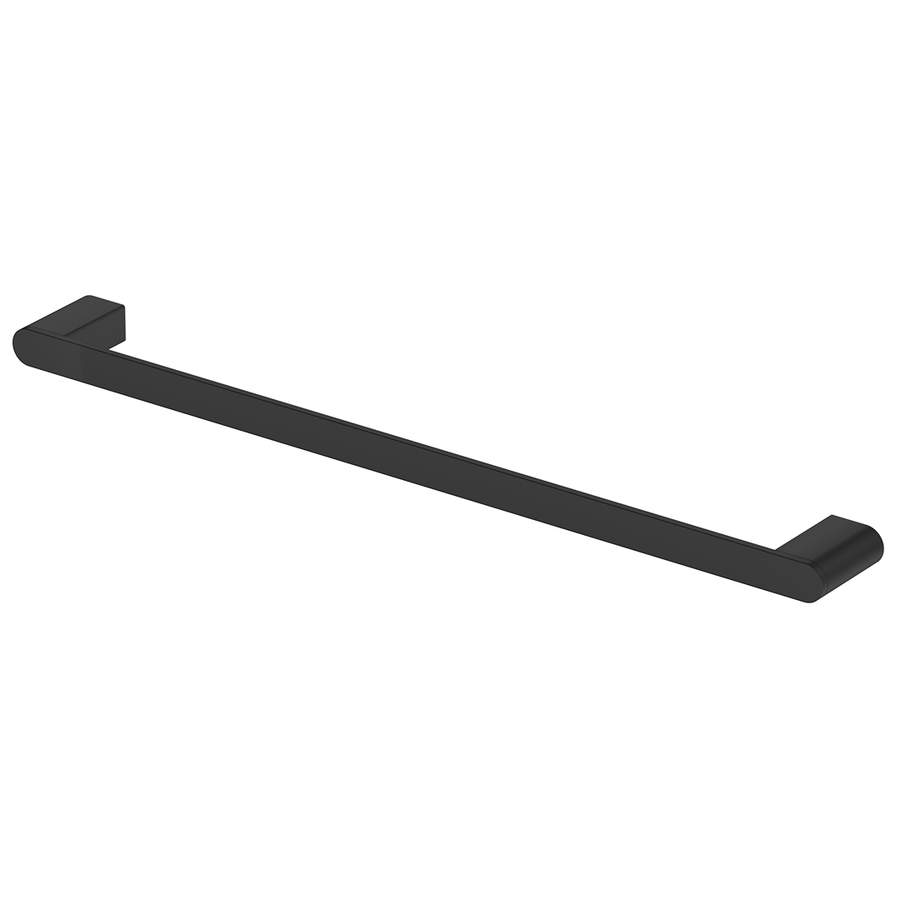 Bella Vista Lantra Single Towel Rail 600mm - Black