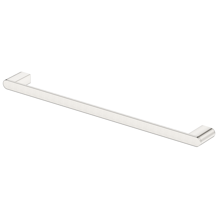 Bella Vista Lantra Single Towel Rail 600mm - Brushed Nickel