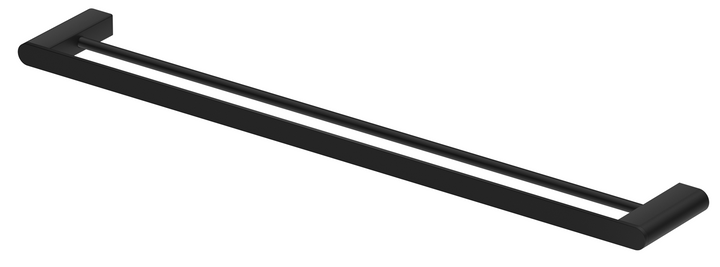 Bella Vista Lantra Double Towel Rail 600mm - Matte Black