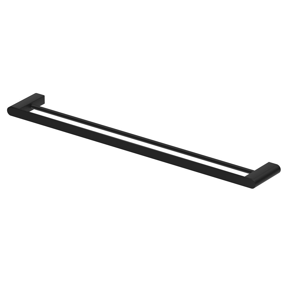 Bella Vista Lantra Double Towel Rail 600mm - Black