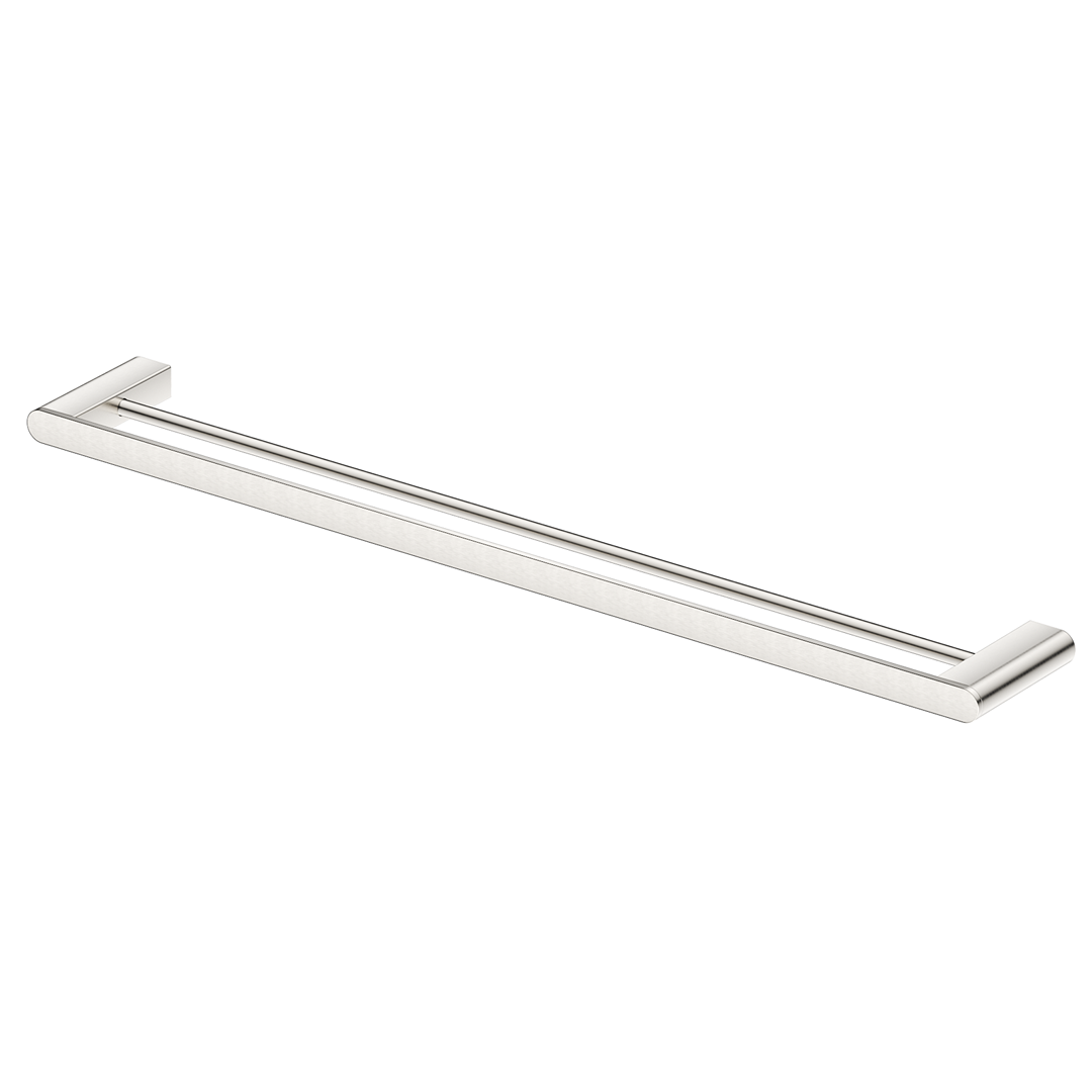 Bella Vista Lantra Double Towel Rail 600mm - Brushed Nickel