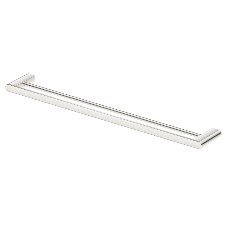 Bella Vista Lantra Double Towel Rail 600mm - Brushed Nickel