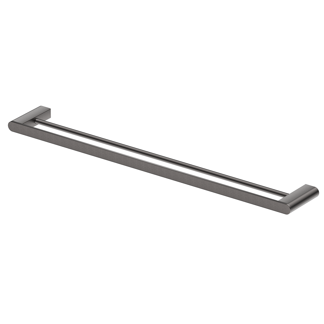 Bella Vista Lantra Double Towel Rail 600mm - Gunmetal