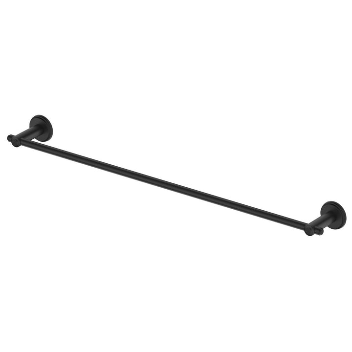 Mica Heritage Single Towel Rail - 600mm - Black
