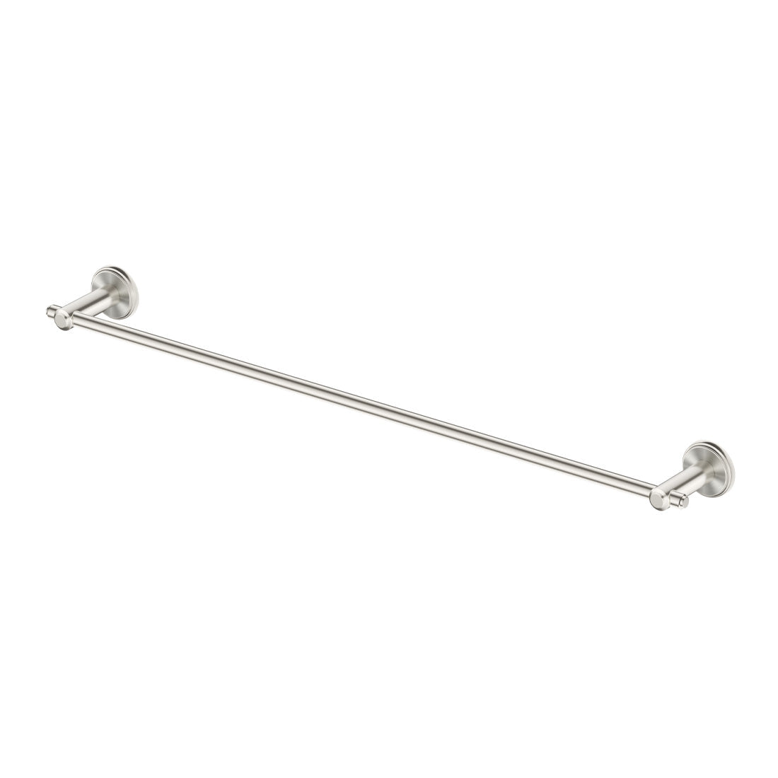Mica Heritage Single Towel Rail - 600mm - Brushed Nickel