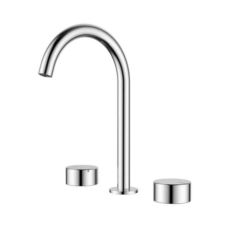 Hali 1/4 Turn C/D Basin Set - Chrome
