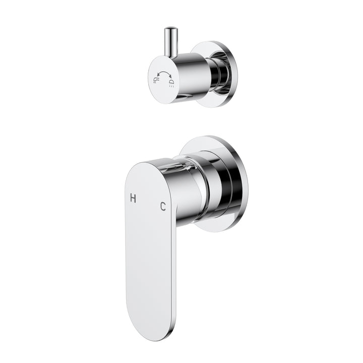Sora SS Wall Diverter Mixer Trim Kit - Chrome