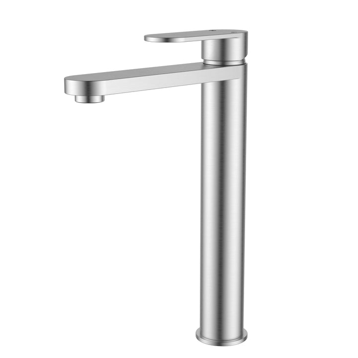 Sora SS High Rise Basin Mixer - Stainless Steel