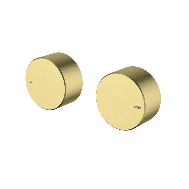 Hali 1/4 Turn C/D Wall Top Assembly - Brushed Gold