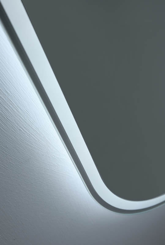 Gatsby LED Mirror Frameless detail view