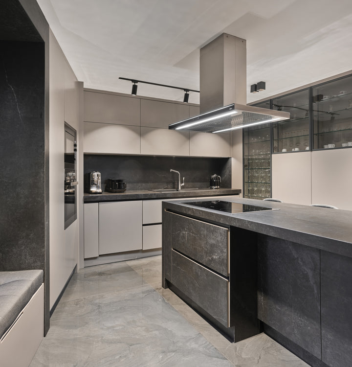 Laos Dekton 8mm in a bedroom setting