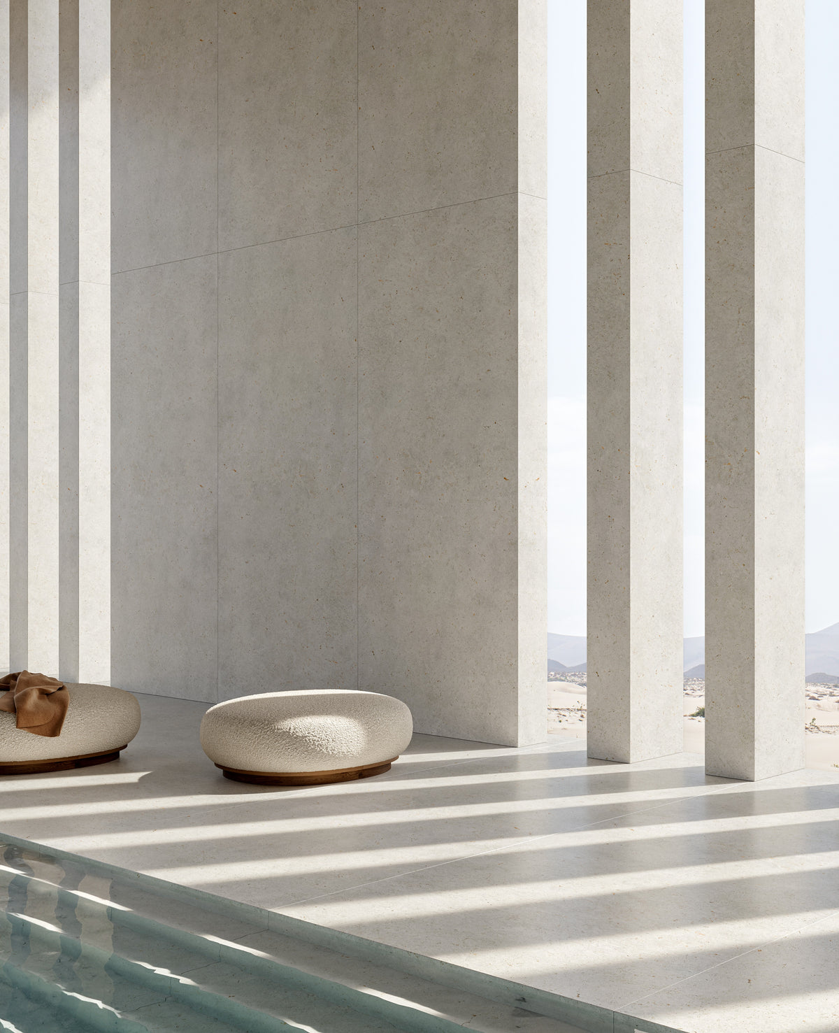 Dekton Polar in a spa (third photo)