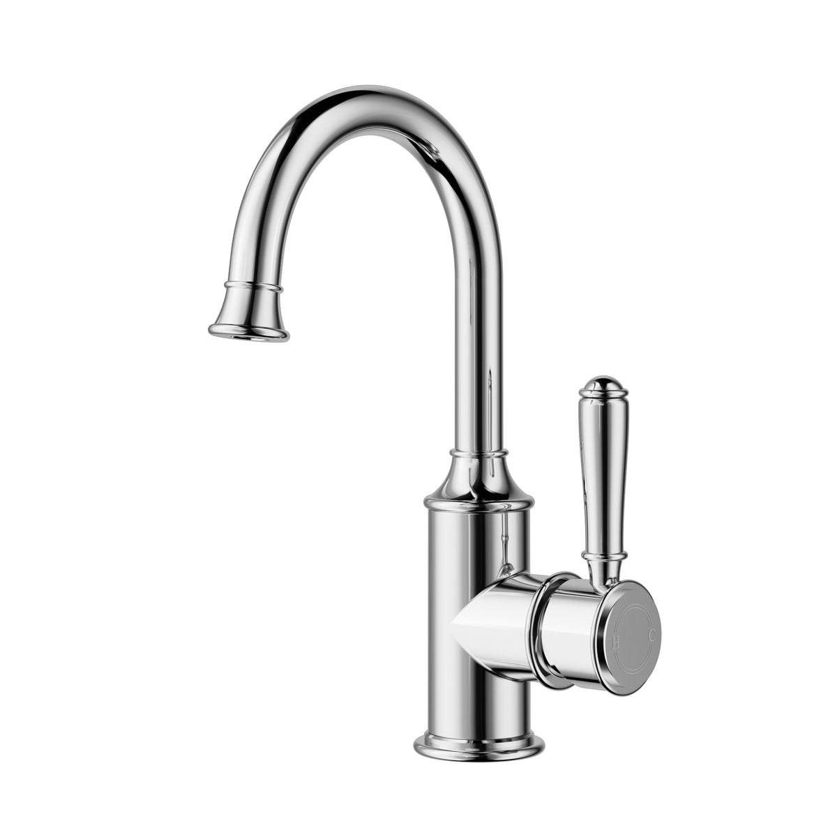 Clasico Basin Mixer Gooseneck - Chrome