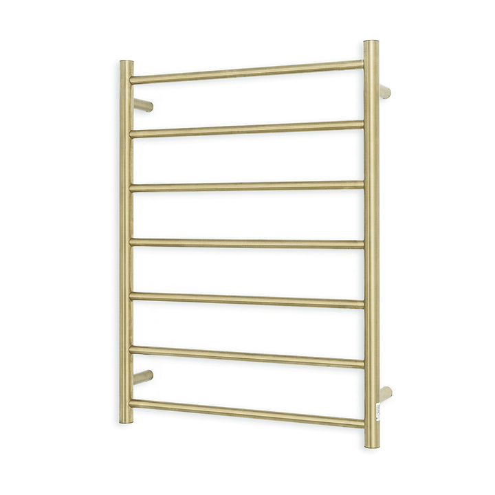 Radiant Heated Round Ladder Towel Rail 600 x 800mm - lightgld-rtr01