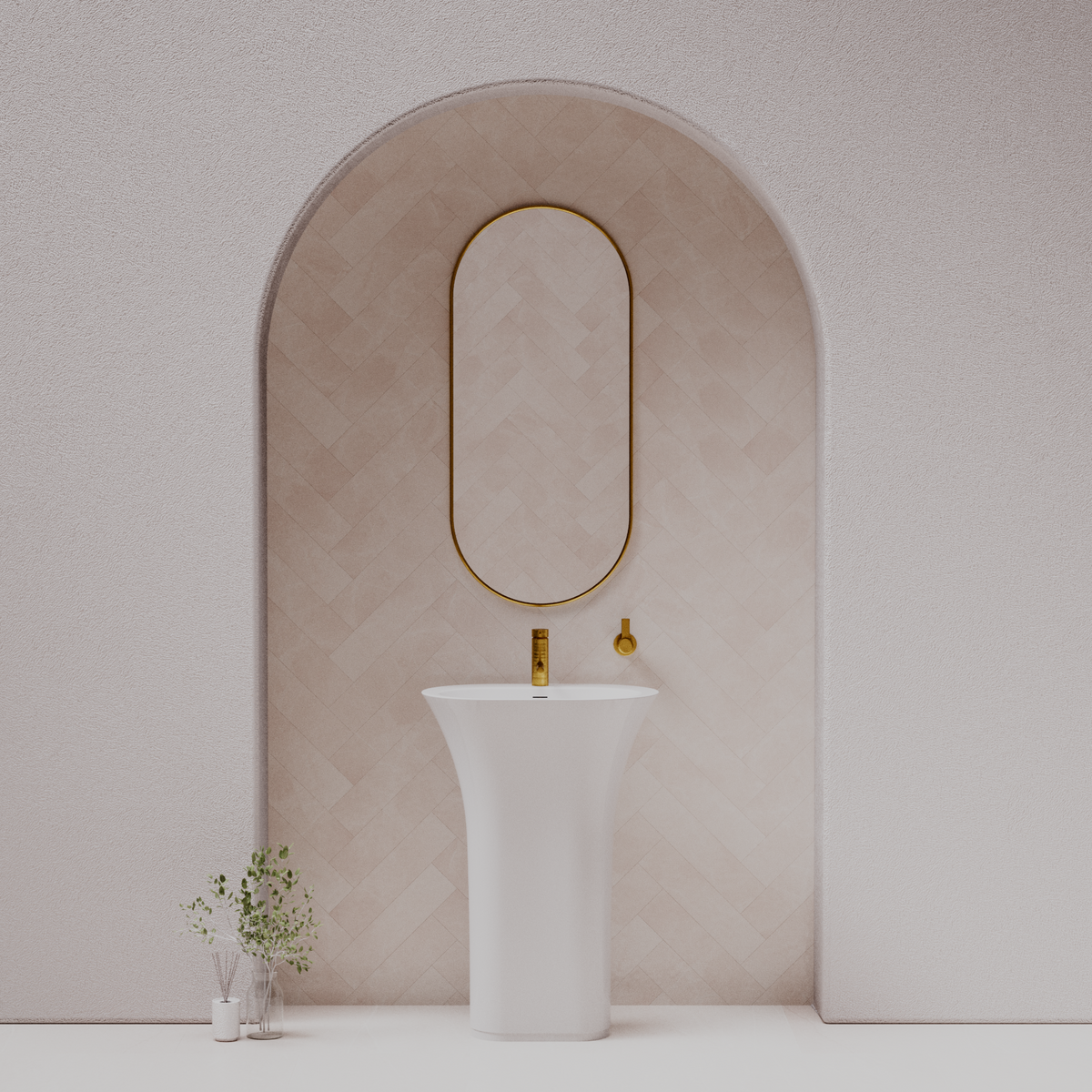 Iceland above counter basin — front view
