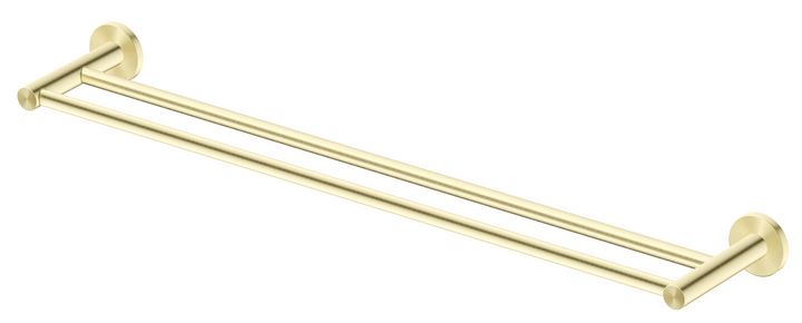 Mica Double Towel Rail - 800mm - French Gold