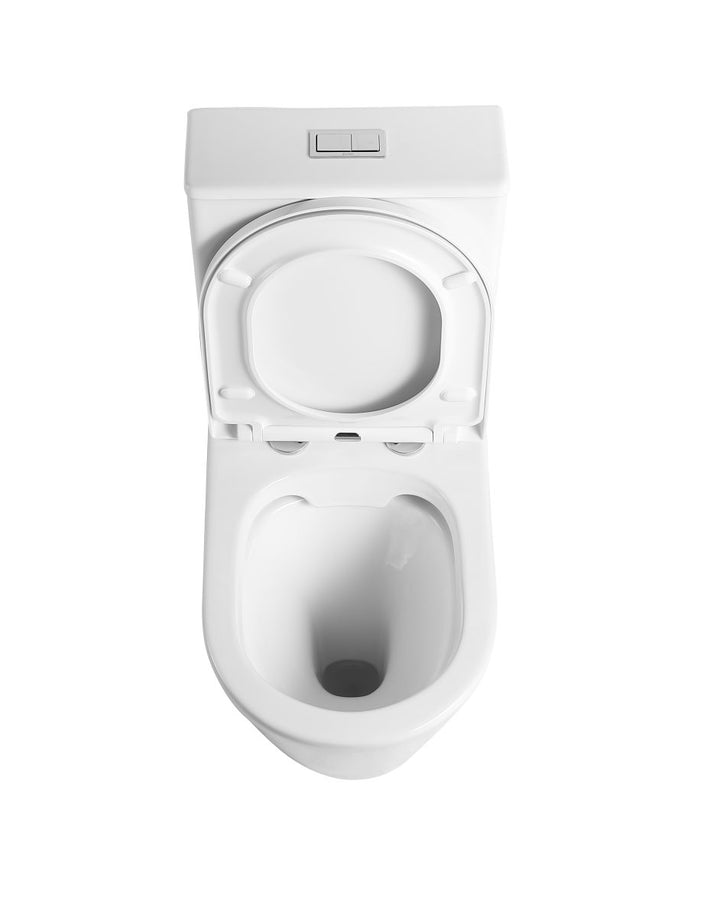 Sandra Short Projection Rimless Back to Wall Toilet Suite, Gloss White