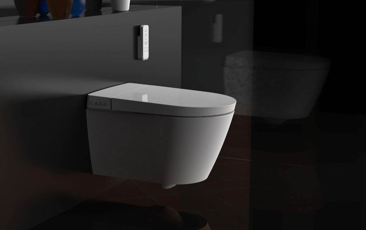 Novus Wall Hung Smart Bidet Toilet Suite with In Wall Cistern