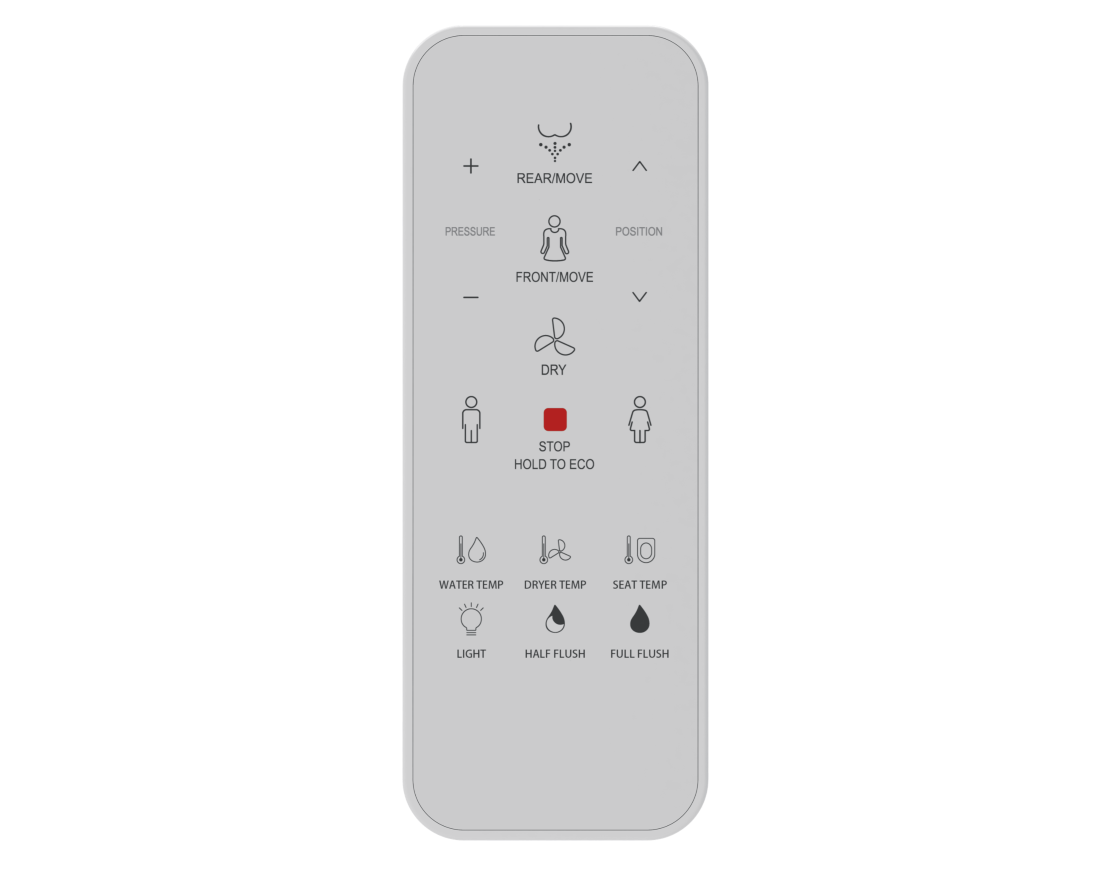 Novus Wall Hung Smart Bidet Toilet Suite with In Wall Cistern