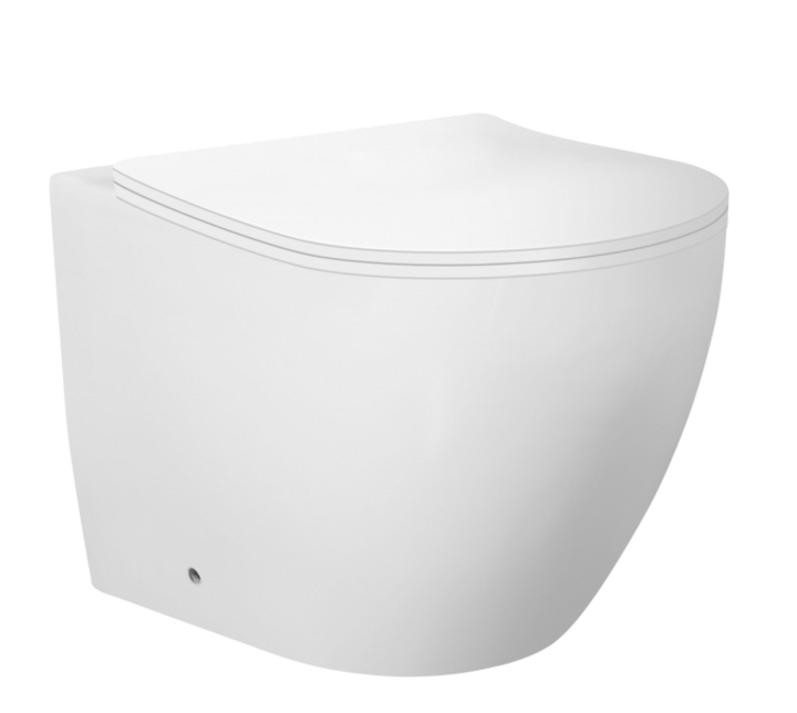 Venus Rimless Wall Faced Toilet Suite with In Wall Cistern
