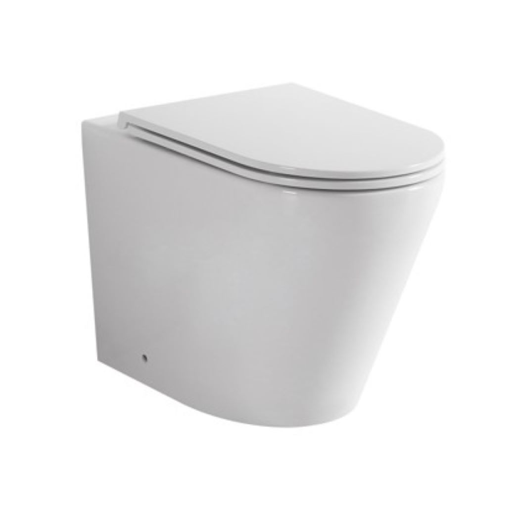 Java Rimless Wall Faced Toilet Suite with In Wall Cistern