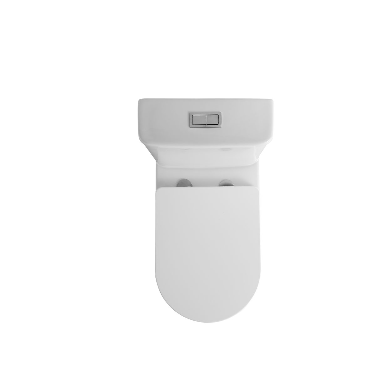 Donna Extra High Rimless Whirlpool Flush Back to Wall Toilet Suite, Gloss White