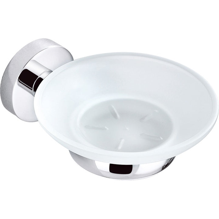 Otus Soap Dish Glass - Chrome