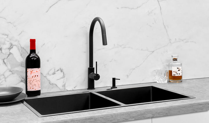 Kitchen Sink - Double Bowl 860 x 440 - PVD Gunmetal Black