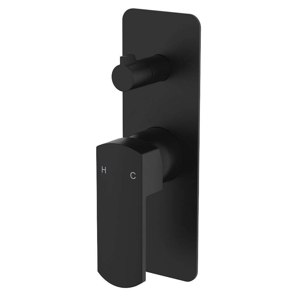 Koko Wall Diverter Mixer - Matte Black