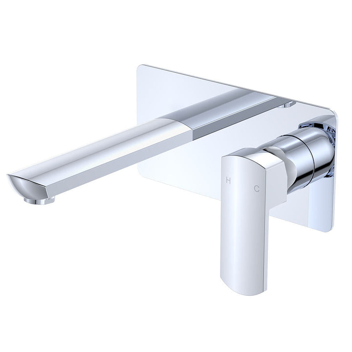 Koko Basin/Bath Wall Mixer Set - Chrome
