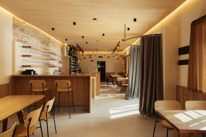Awake Dekton 8mm in a hospitality setting