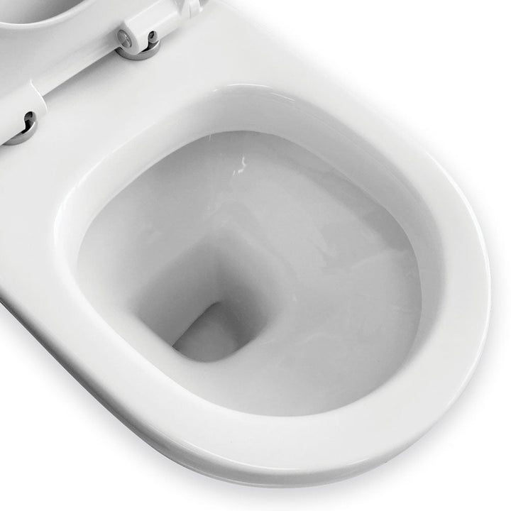 RAK Liwa White Close-Coupled Toilet Suite, Alpine White with P-Trap - product
