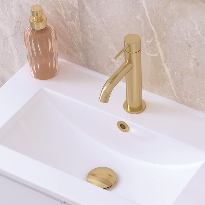 Kaya Basin Mixer - Urban Brass
