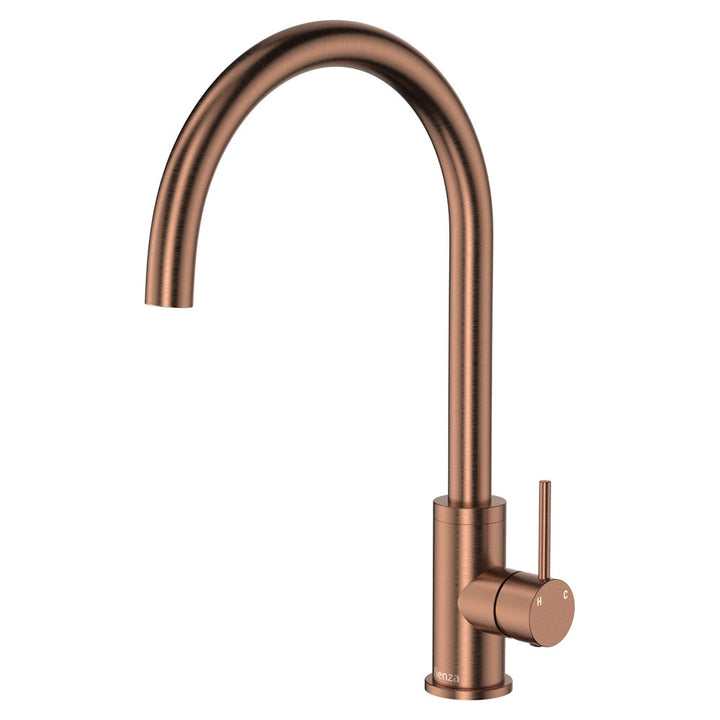 Kaya Sink Mixer - Brushed Copper