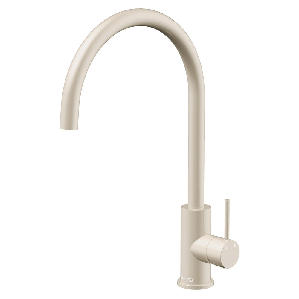 Kaya Sink Mixer - Gloss Warm White