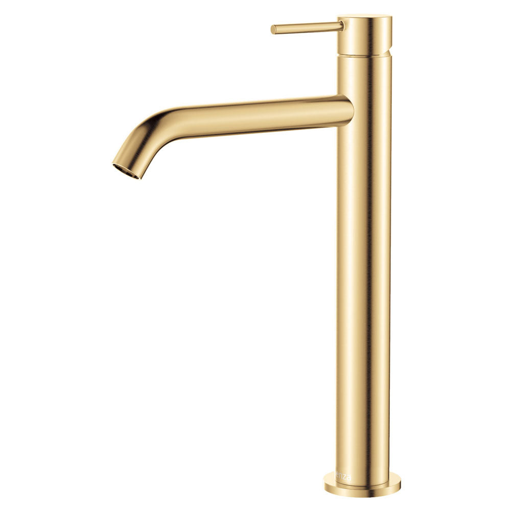 Kaya Tall Basin Mixer - Urban Brass