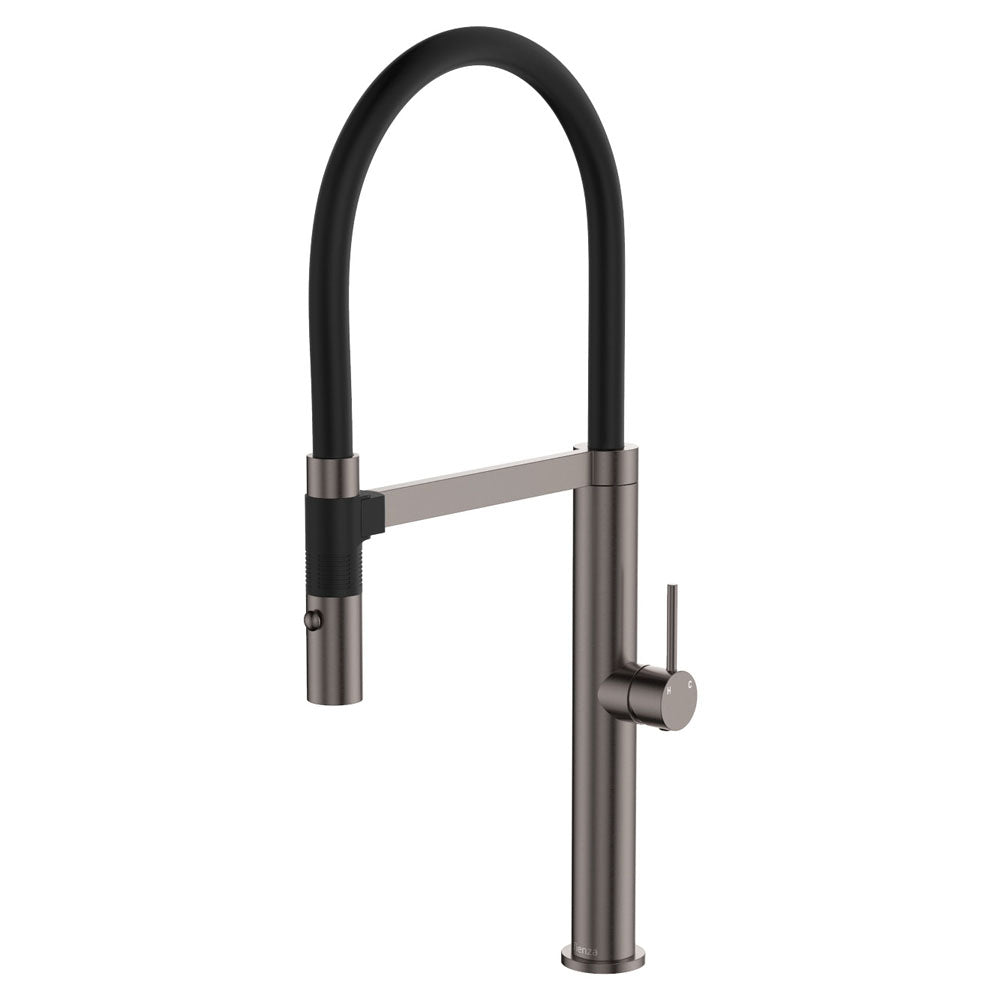 Kaya Pull Down Sink Mixer - Gun Metal