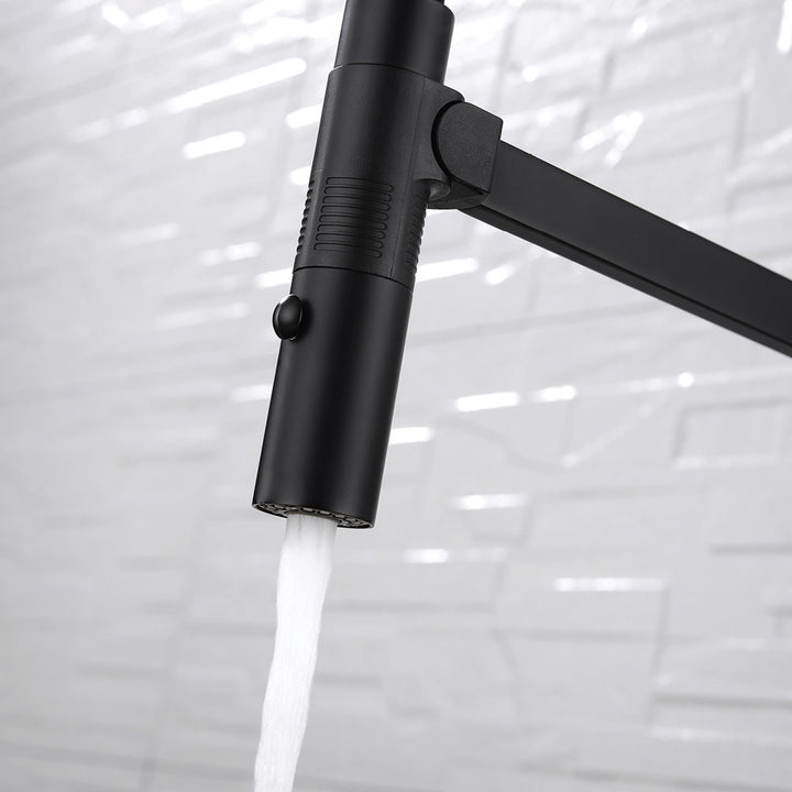 Kaya Pull Down Sink Mixer - Gun Metal