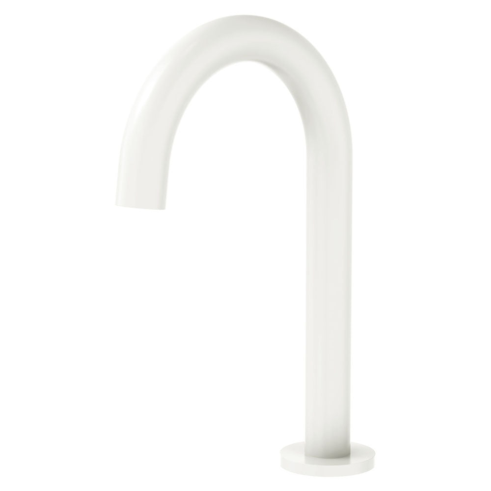 Kaya Hob Mounted Basin Outlet - Matte White