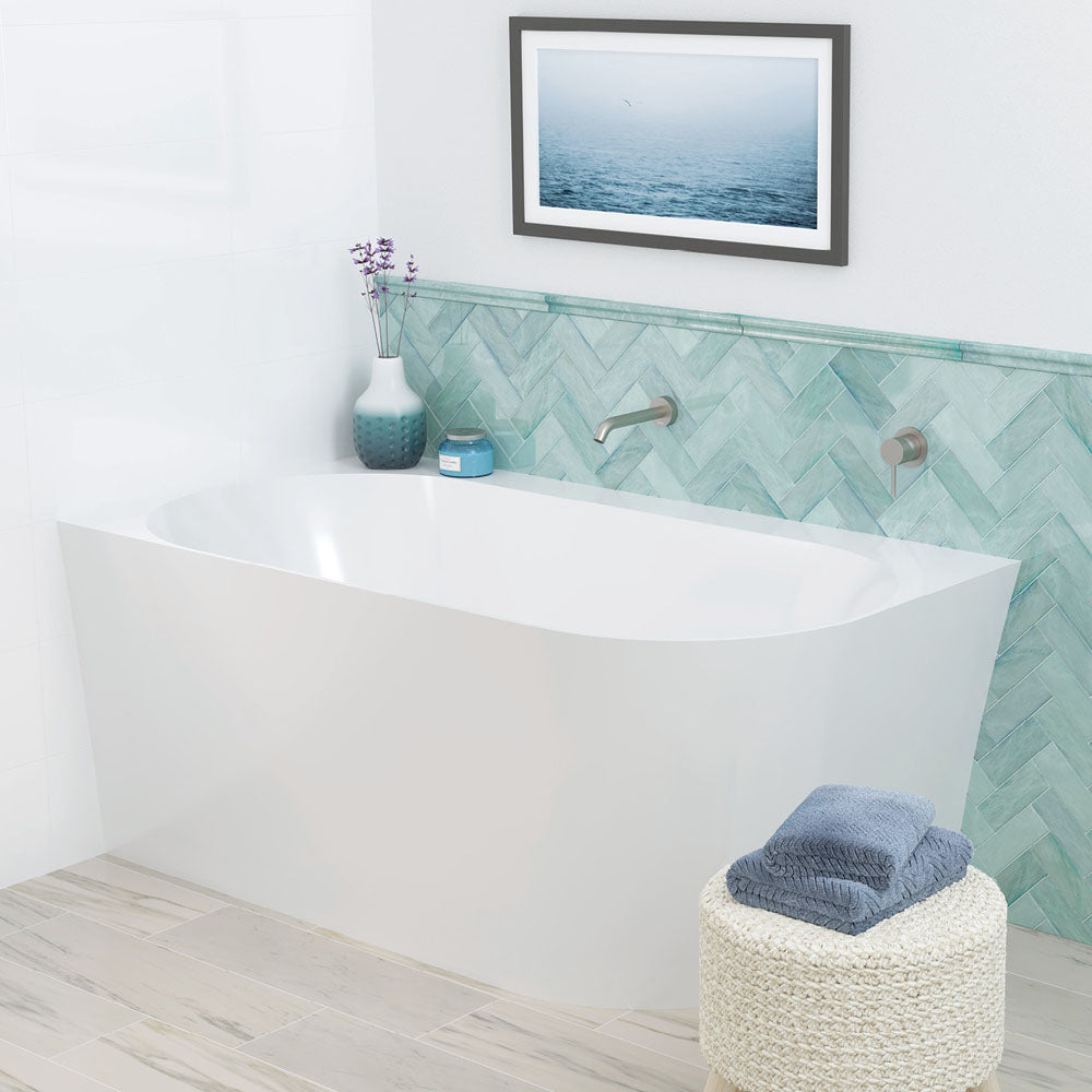 Kaya Basin/Bath Outlet, 180mm - Matte Black