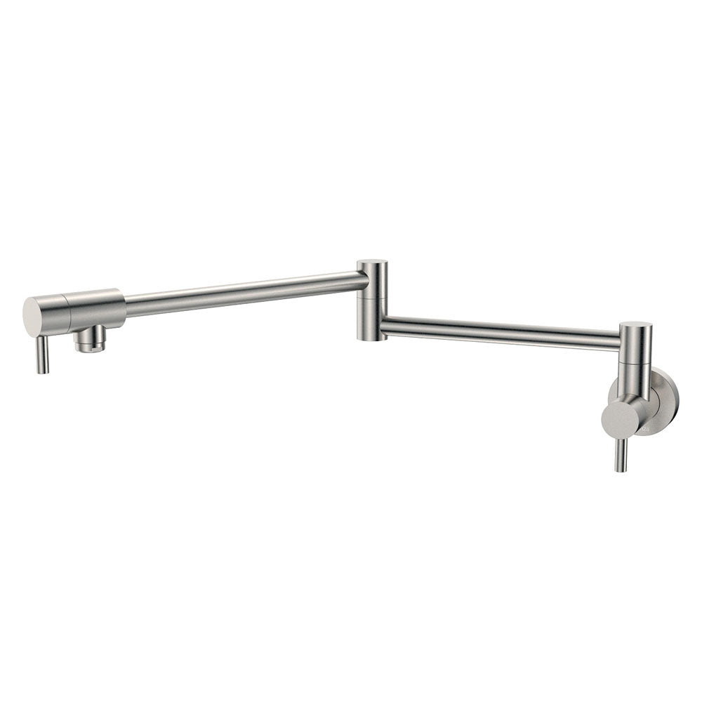 Kaya Pot Filler - Brushed Nickel
