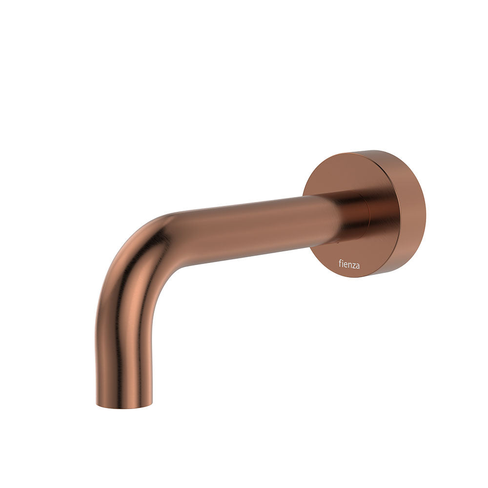 Kaya Basin/Bath Outlet, 130mm - Brushed Copper