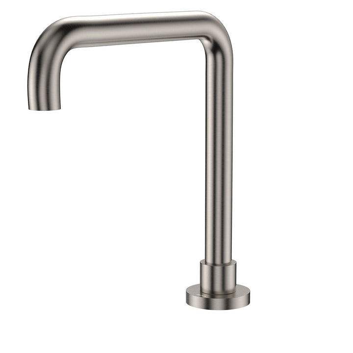 Kaya Squareline Hob Outlet - Brushed Nickel